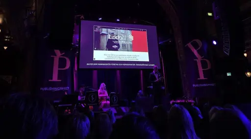 Lindahls webbplats vinner silver i Publishingpriset 2025