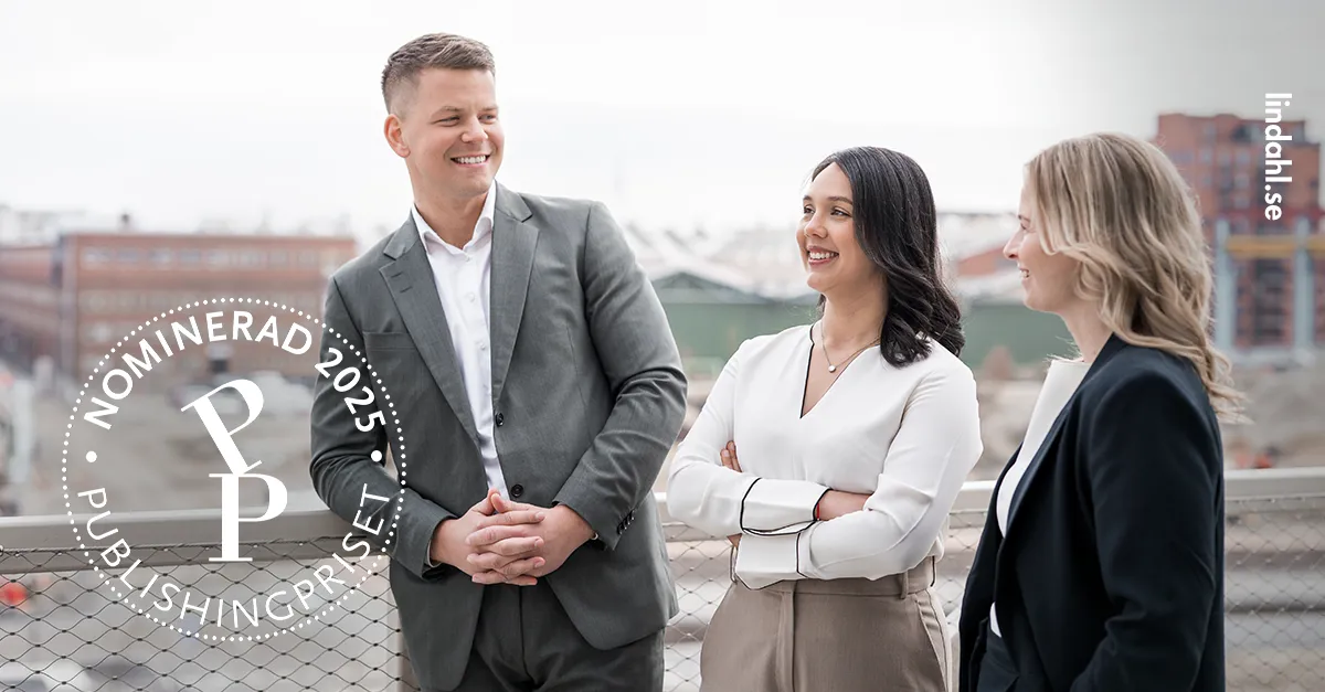 Nomineringsemblem för Svenska Publishingpriset