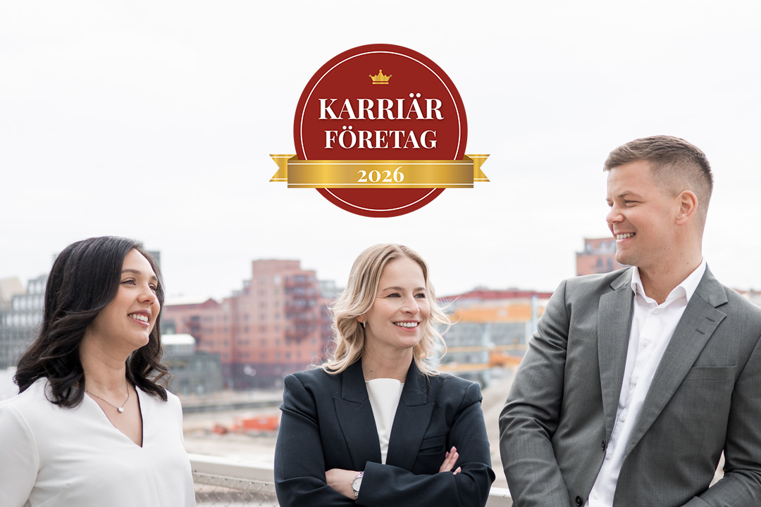 Utmärkelselogo för Karriärföretag 2026