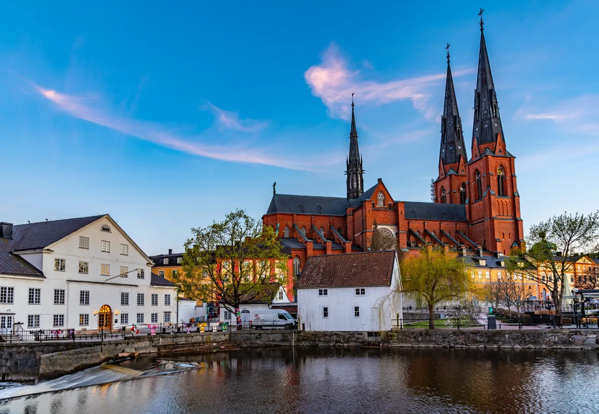 Vy över Uppsala