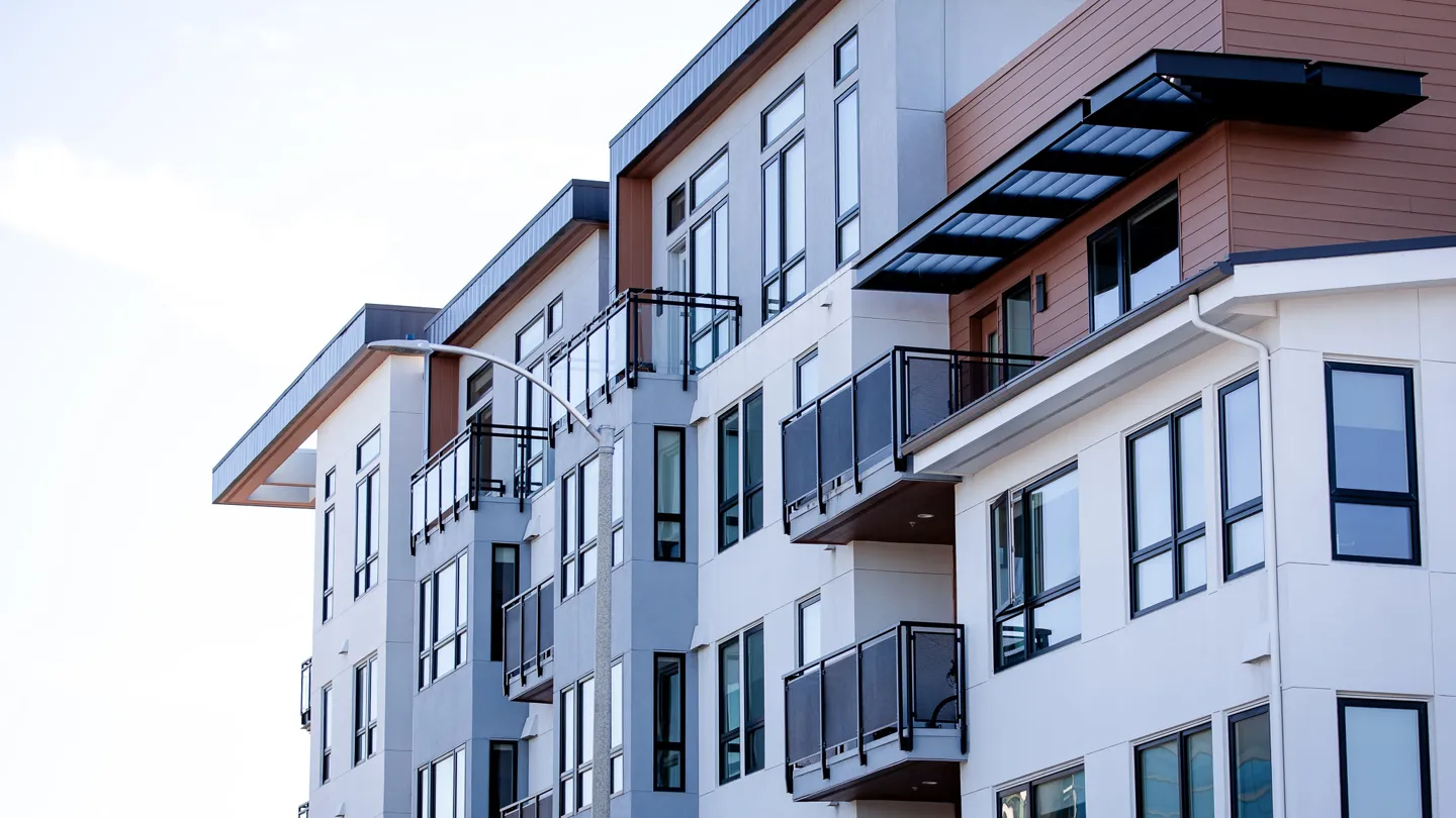 modern apartment building