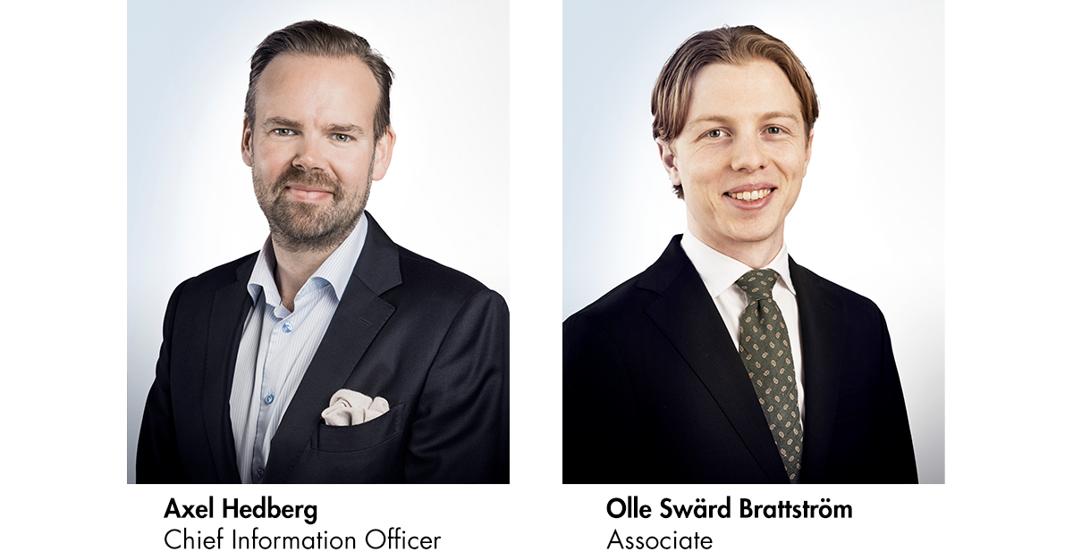 Porträttbilder två män