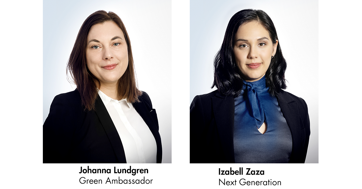 Portraits of two women