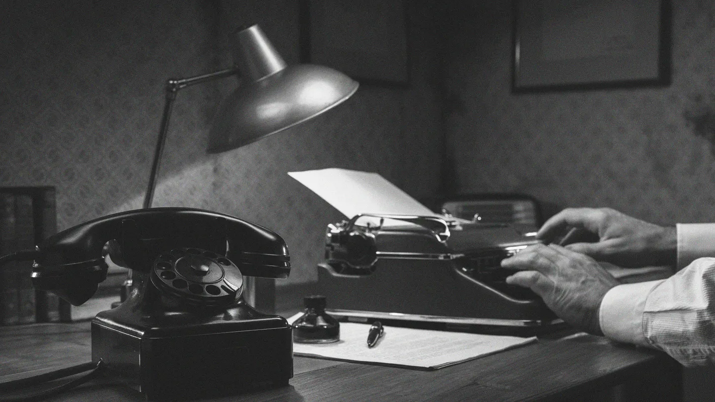 Phone and typewriter